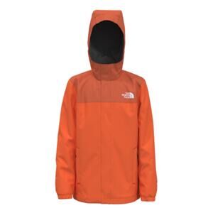 NEW The North Face Resolve Reflective Jacket Hood XS 6 Boys Rain Wind Red Orange